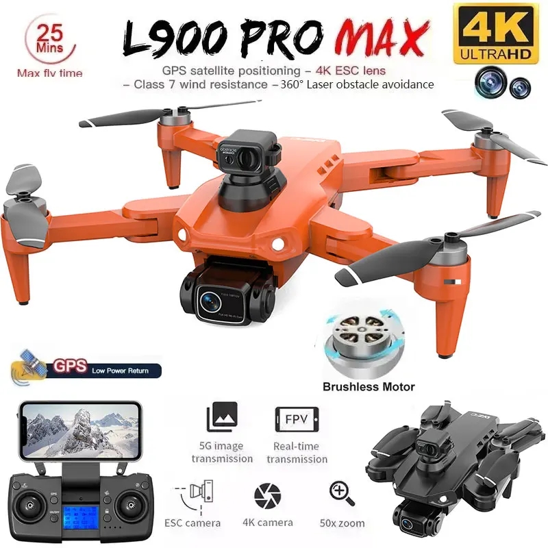 L900 Pro MAX GPS 드론 4K 전문 HD 듀 - Drone Mapping 리뷰 및 가격