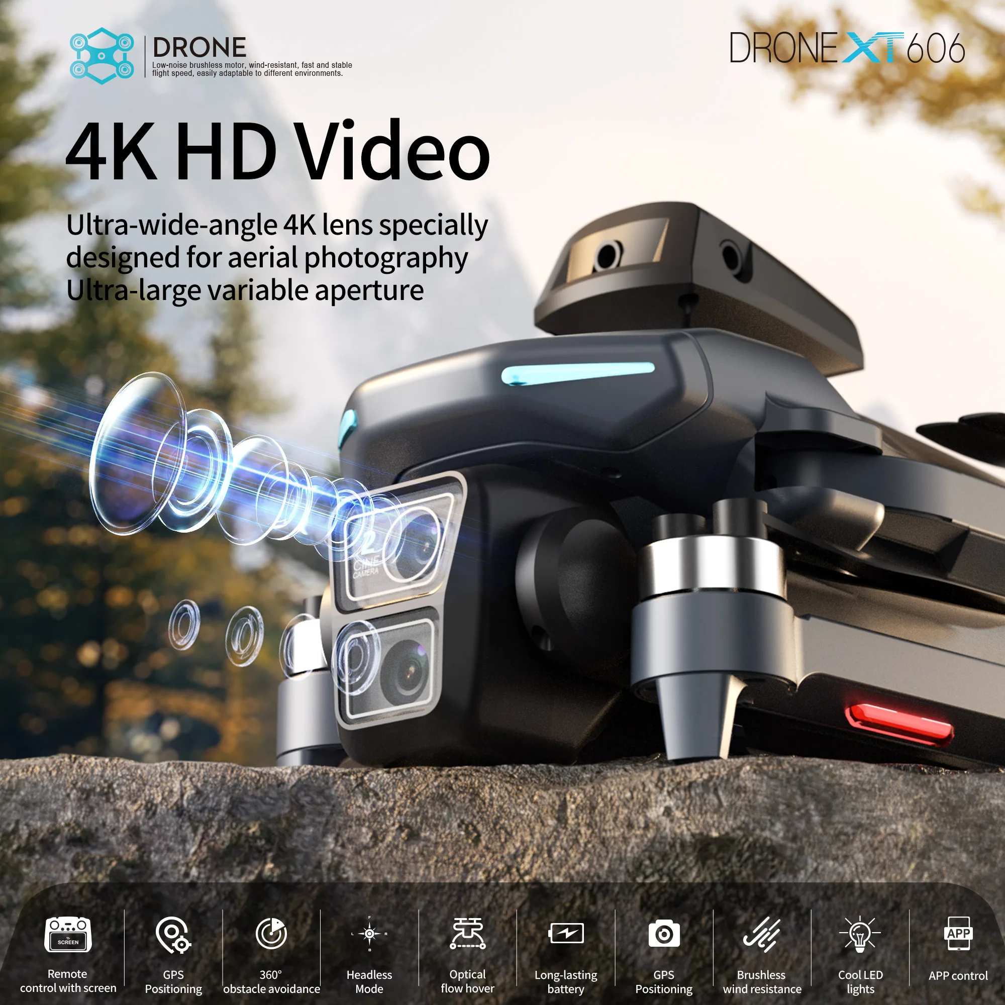 오리지널 XT606 드론 전문가용 8K HD 카메라 5 - Drone Mapping 리뷰 및 가격