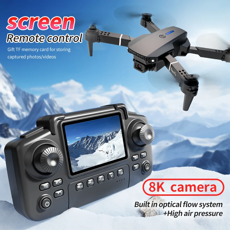 전문가용 E88 PRO 드론, 화면 탑재 8K HD 카 - Drone Surveying 리뷰 및 가격